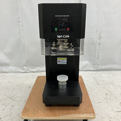 中古アルミ缶透明缶アルミフイルム自動缶シーマー／品番　ACT-TP-101U-BLACK 問い合わせ番号　Z-01041-1