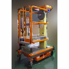 中古手動回転ハンドル式ガス圧高所作業台JLG社／品番　ECOLIFT2018年製 問い合わせ番号　Z-01078-3