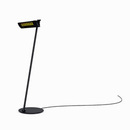 中古屋外防水遠赤外線暖房ヒーター/ HEATSCOPE-Pure-Black-HEATSCOPE-Pure-Stand-Black Z-01084-5
