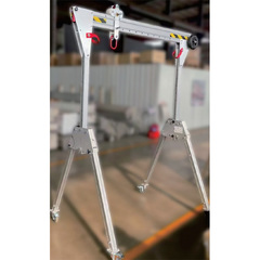 中古折りたたみ式アルミ門型クレーン250KG／品番　M4394RGT-20AL 問い合わせ番号　Z-01089-4