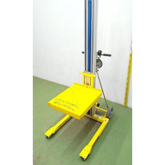 中古高揚程ベルト式手動リフターH3350mm/品番 W-330 問い合わせ番号 Z-01094-2